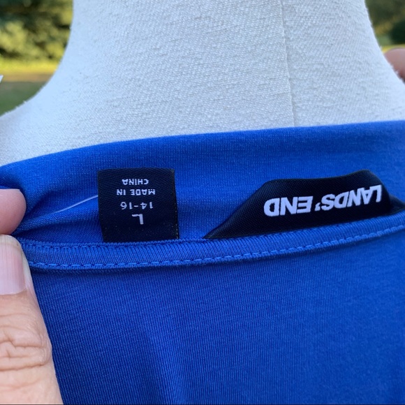 New Lands’ End fit & flare tie dye midi dress - Picture 8 of 10